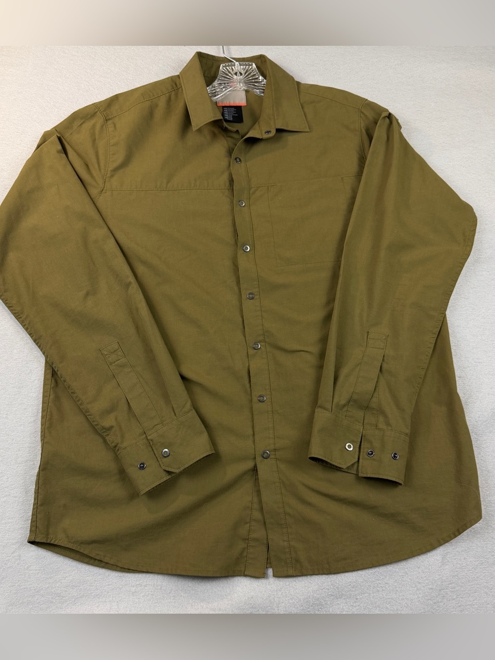 5.11 Tactical Igor Solid Men’s Button Up Shirt Camo Green Sz M